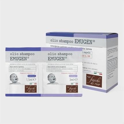 Produktbild Fiocchi di riso EMUGEN Shampoo Öl 45ml Milchkruste - Recycelte Packung (45 ml, Flüssiges Shampoo)