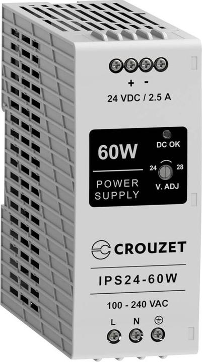 Produktbild Crouzet Industrienetzteil 24V 2.5A 60W Inhalt 1St.