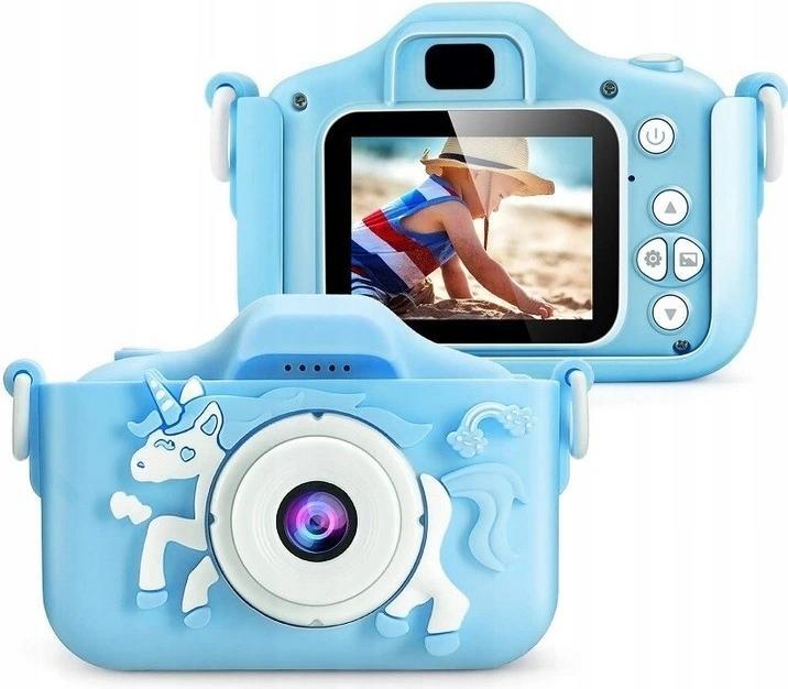Produktbild Extralink Kinderkamera H29 Einzeln Blau | Digitalkamera | 1080P 30fps, 2,0" Display