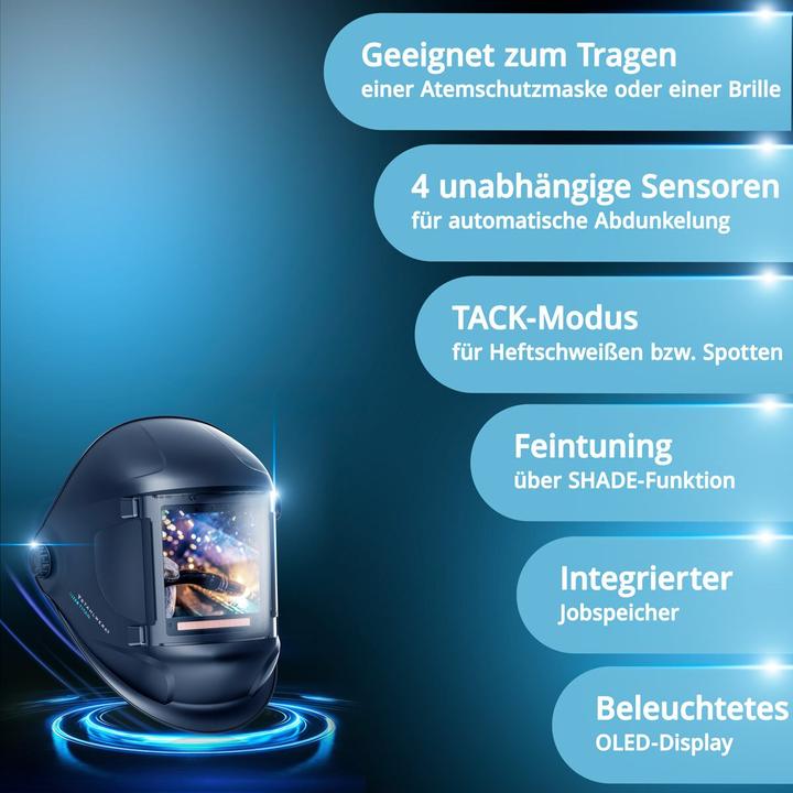 Produktbild Stahlwerk Schweisshelm TITAN 3-in-1 Automatik-Schweisserhelm Schweissermaske