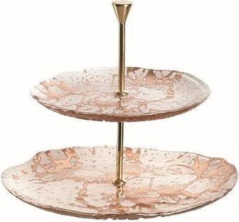 Leonardo Etagere weiss, gold Velluto