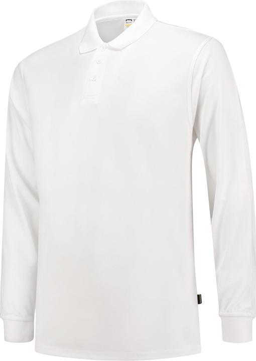 Tricorp 202005WhiteXL Poloshirt UV Block Cooldry Lange Mouw (XL)