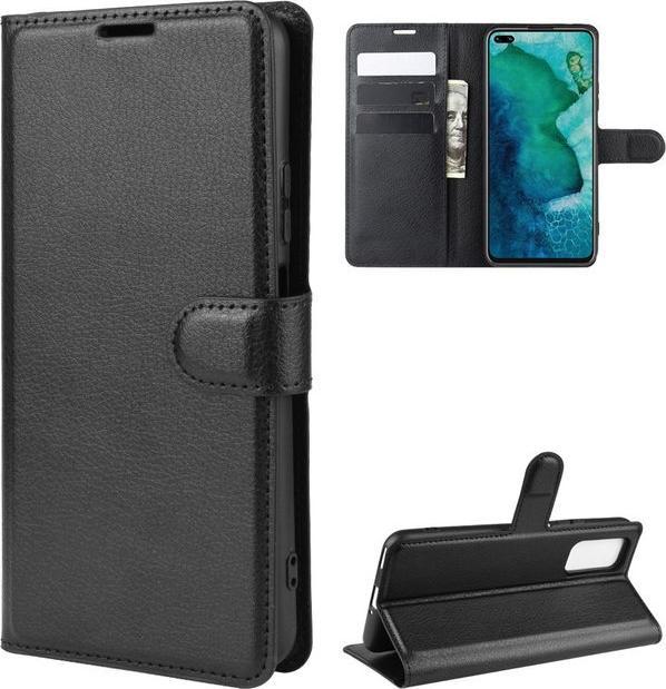 Actual product image MU Classic Litchi Leather Bookcover Series (Honor V30, Honor V30 Pro)