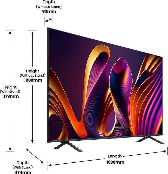 Image du produit Hisense TV 85E77NQ Pro (85", QLED, 4K, 2024)