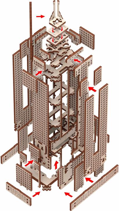 Actual product image Mr Playwood : Empire State Building