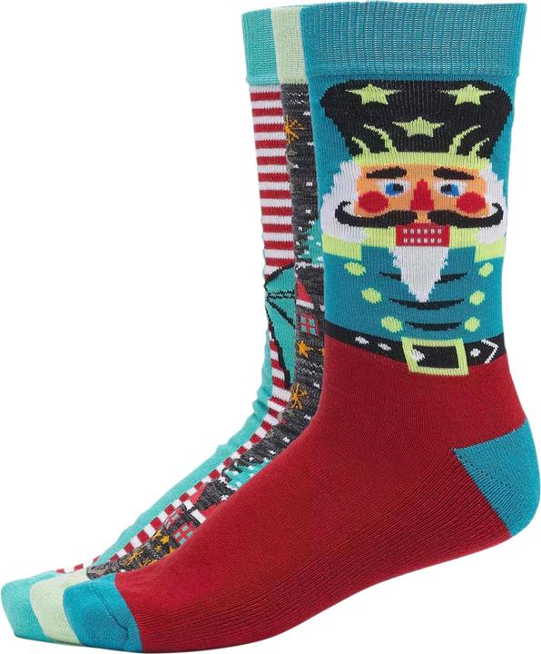 Urban Classics Christmas Nutcracker Socks 3-Pack