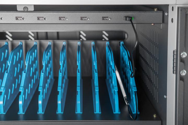 Actual product image Digitus Mobile charging cabinet for notebooks / tablets up to 15.6 inch, data synchronization, UV-C