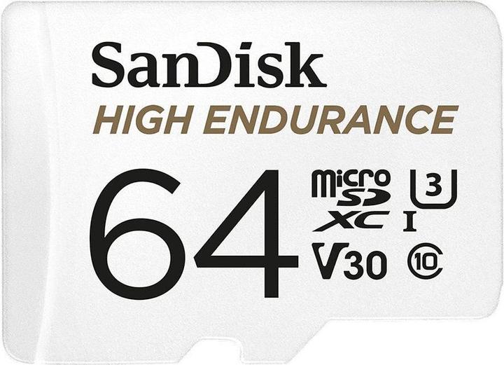 Actual product image SanDisk max endurance (64 GB, microSDXC, U3, UHS-I)