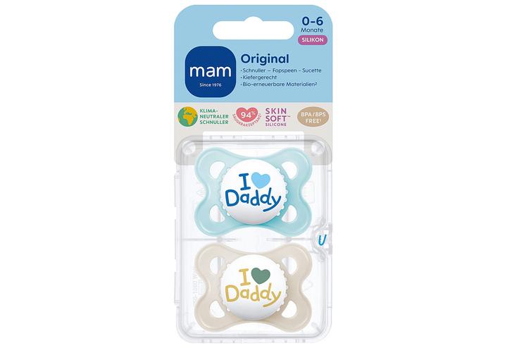 Produktbild MAM I love Daddy (2 x, bis 6 Monate)