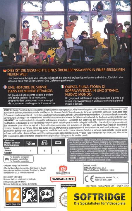 Image du produit Bandai Namco Digimon Survive (Switch, Switch Lite, Switch OLED, FR, DE)