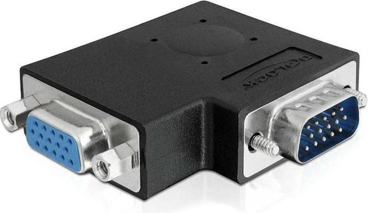 Produktbild Delock Adapter VGA Stecker auf VGA Buchse 90° (VGA, 9 cm)