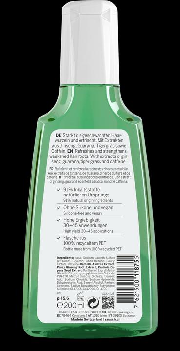 Produktbild Rausch Coffein-Shampoo mit Ginseng (200 ml, Flüssiges Shampoo)