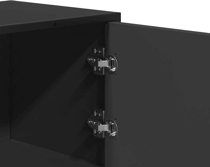 Productafbeelding VidaXL Highboard zwart 68x35x106,5 cm materiaal op houtbasis en metaal