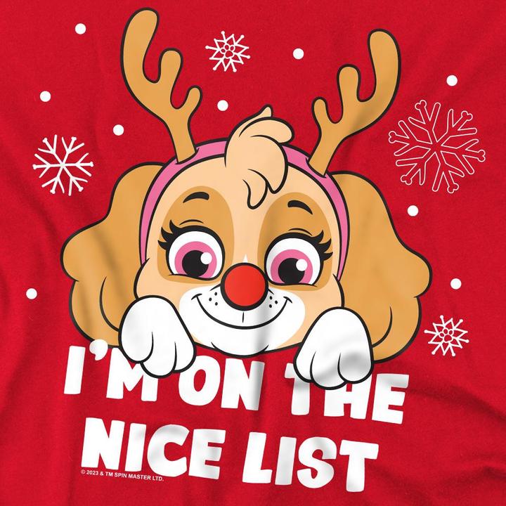 Immagine prodotto Paw Patrol Nice Christmas Maglietta Skye Uomo (L)