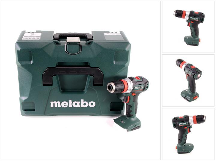 Schnellwechselbohrfutter Gürtelhaken und Bitdepot metaBOX 145 ohne Akkupack ohne Ladegerät