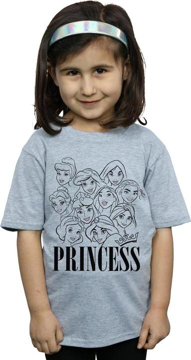 Produktbild Disney Princess Multi Faces TShirt Mädchen (128)