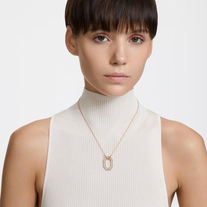 Actual product image Swarovski Dextera Octagon Shape White Rose Gold (Swarovski Metal, 36 cm)