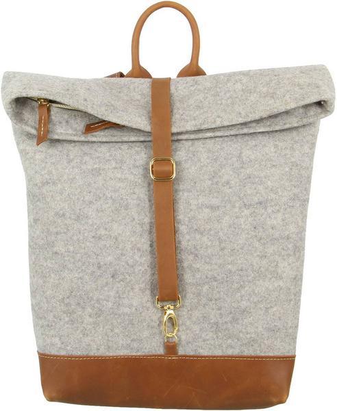 Dorothee Lehnen Rucksack, 38 x 40 x 11 cm, grau meliert