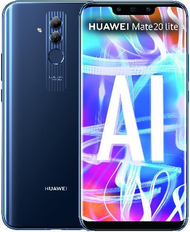 Image du produit Huawei Mate 20 Lite (64 Go, Sapphire Blue, 6.30", Double SIM hybride, 20 Mpx, 4G)