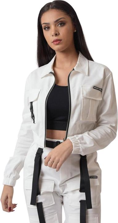 Project X Paris Hemdkragen-Taschenjacke für Frauen