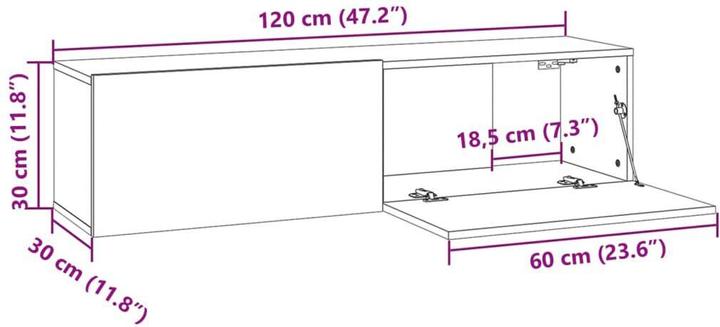 Produktbild VidaXL Jericho (120 x 30 x 30 cm)