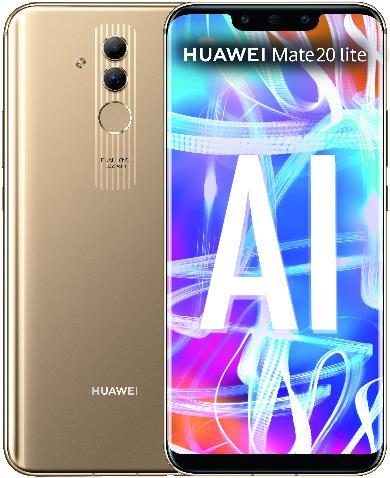 Actual product image Huawei Mate 20 Lite (64 GB, Platinum Gold, 6.30", Hybrid Dual SIM, 20 Mpx, 4G)