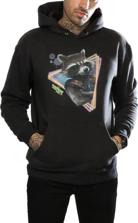 Produktbild Guardians Of The Galaxy Neon Rocket Kapuzenpullover (L)