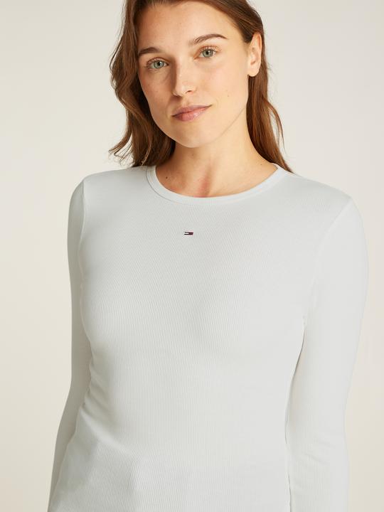 Actual product image Tommy Jeans Tjw Slim Essential Rib Ls (S)