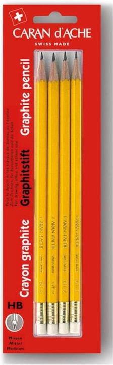 Productafbeelding Caran d'Ache Edelweiss grafietpotlood in blisterverpakking (2.10 mm, HB, 4 x)