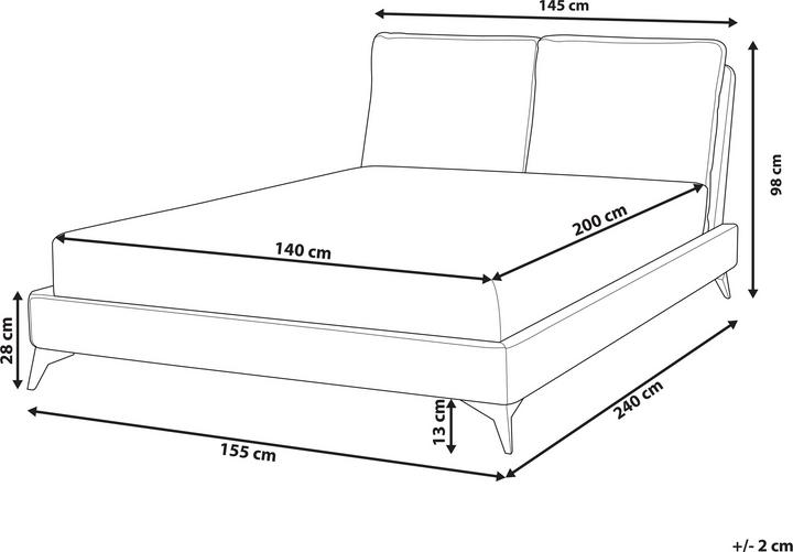 Actual product image Beliani Melle (140 x 200)