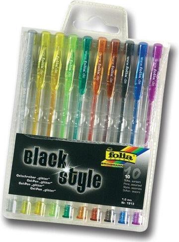 Produktbild Folia Gelschreiber glitter (Mehrfarbig, 10 x)
