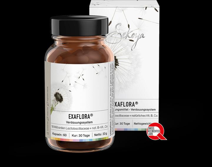 Sekoya Exaflora | Natürliche Probiotika (60 Stück, Kapseln, 27 g)