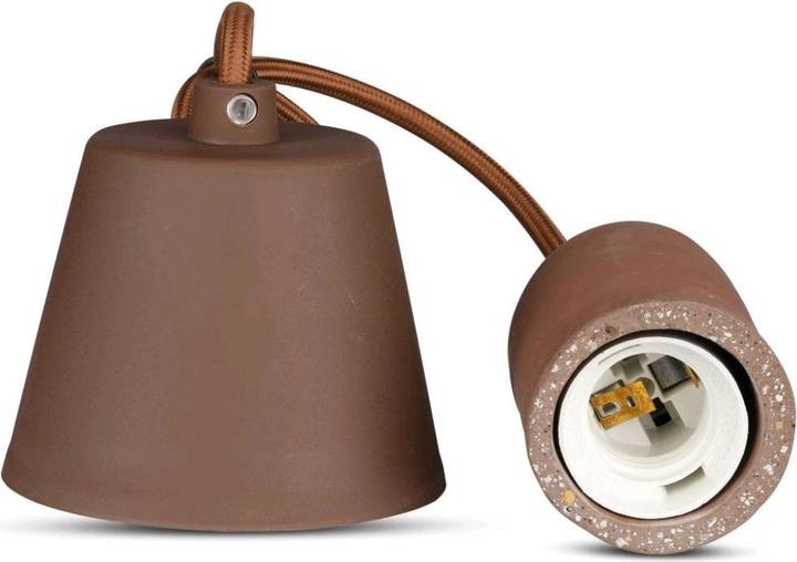 Produktbild V-TAC VT7668BR Beton Hängelampe Braun (E27)