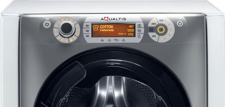 Actual product image Hotpoint AQSD723 EU/A N Washing machine Free installation Front loading 7 kg 1200 rpm D Arg (7 kg, Right, EU plug)