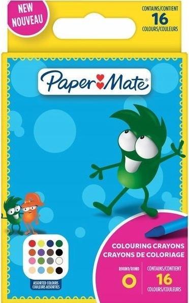 Paper Mate Wachsmaler Kids Colouring Bunt 16er M Blister