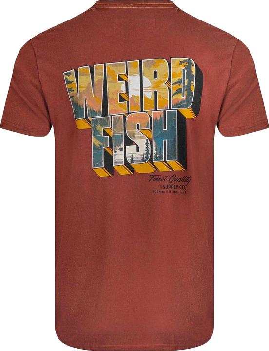 Actual product image Weird Fish Mens Wild Life Graphic Back Print T-Shirt (L)