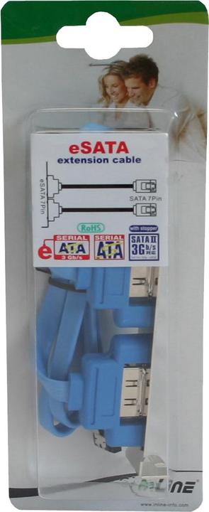 Actual product image InLine eSATA bracket 2x eSATA
