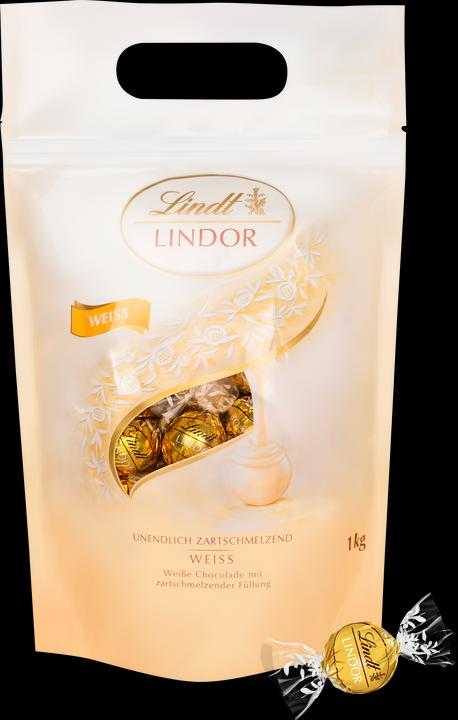 Produktbild Lindt Lindor Weiss (1000 g)