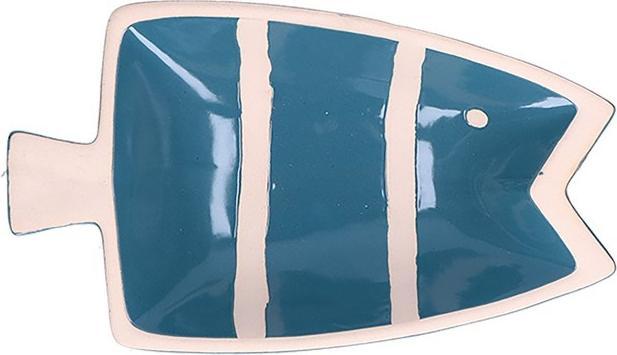 Actual product image Rituali Domestici PELAGICOILLOGICO Fischteller blau 23 x 14 x 4 5 cm