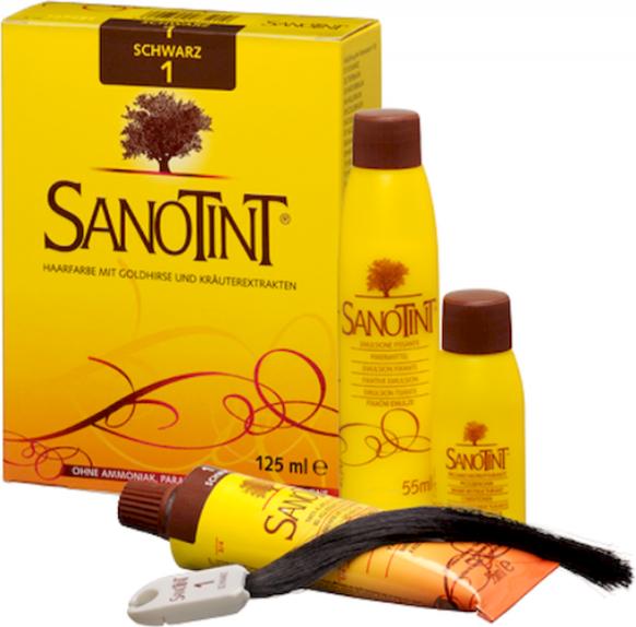 Produktbild Sanotint Haarfarbe 01 schwarz (Schwarz)