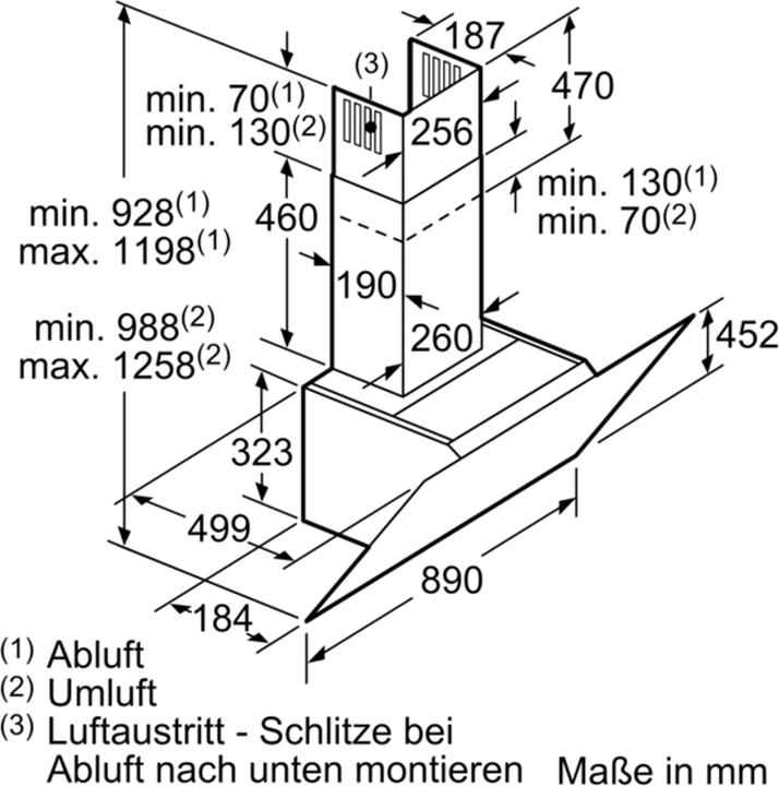 Produktbild Bosch Hausgeräte Serie 6, Wandhaube (Wandhaube)