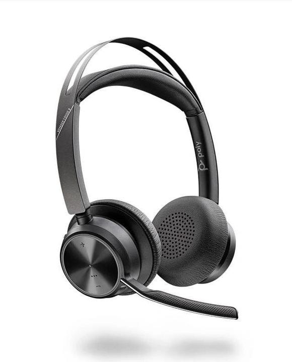 Actual product image HP POLY Voyager Focus 2 USB-C-C Headset +USB-C/A Adapter (Wireless, USB-C)