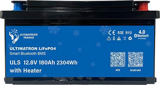 Produktbild Ultimatron ULS-12V-180Ah LiFePO4 Versorgungsbatterie (Heater) (12.80 V, 180 Ah)
