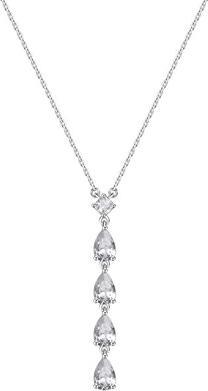 Brosway - Infinite White Fancy Cubic Zirconia Silver Necklace FIW114