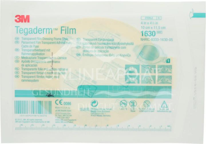 3M Tegaderm Film Transparv 10x11.5cm n 5 (5 x)