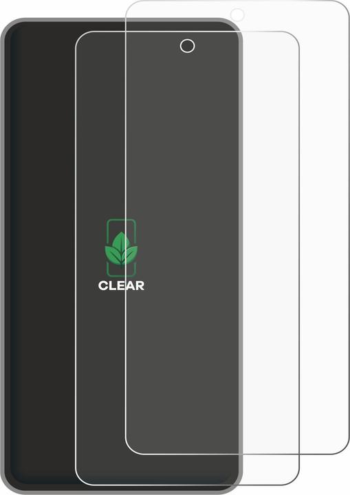 Produktbild ScreenLeaf Schutzfolie nachhaltiger Displayschutz Display Schutz Folie Klar Transparent (2 Stück, Realme GT7)