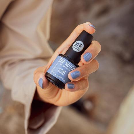 Immagine prodotto Mesauda Top Notch Iconic 265 Hocus Pocus Semi-Permanent Nail Polish 14ml (265 Hocus Pocus, Topcoat)