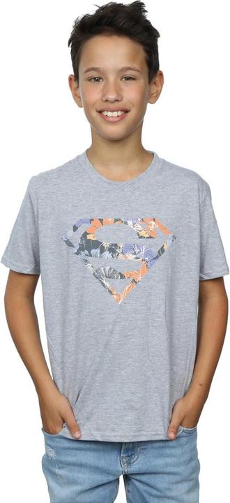 Immagine prodotto Superman Floral Logo 2 Maglietta Ragazzi (140, 146)