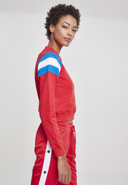 Produktbild Urban Classics Ladies Sleeve Stripe Crew (5XL)