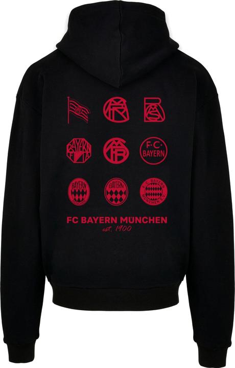 Immagine prodotto FC Bayern München Felpa con cappuccio ultra pesante Logo History Red - 112187 (L)